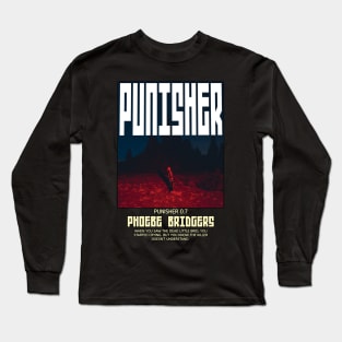 punisher black vintage fanart 1 Long Sleeve T-Shirt
